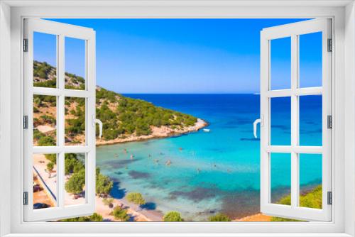Fototapeta Naklejka Na Ścianę Okno 3D - Platis Gialos beach in Lipsi island, Greece