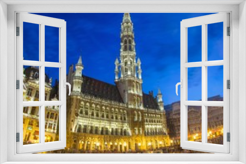 Fototapeta Naklejka Na Ścianę Okno 3D - Grand Place, Brussels, Belgium