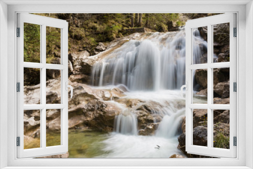 Fototapeta Naklejka Na Ścianę Okno 3D - Wasserfälle in der Pöllatschlucht im Ostallgäu