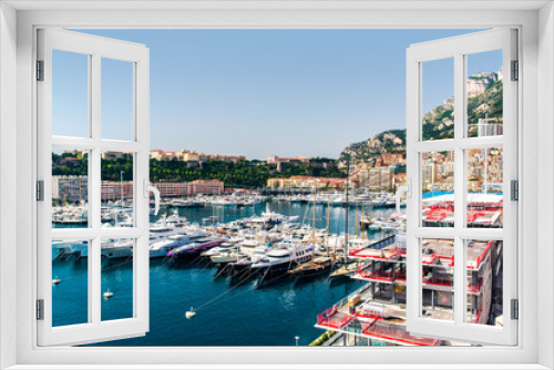 Fototapeta Naklejka Na Ścianę Okno 3D - Port Hercules. Principality of Monaco