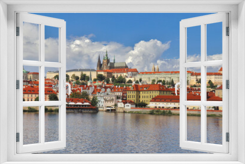 Fototapeta Naklejka Na Ścianę Okno 3D - PANORAMA OF THE CITY OF PRAGUE IN THE CZECH REPUBLIC