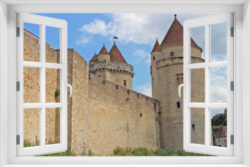 Fototapeta Naklejka Na Ścianę Okno 3D - Château de Blandy les Tours