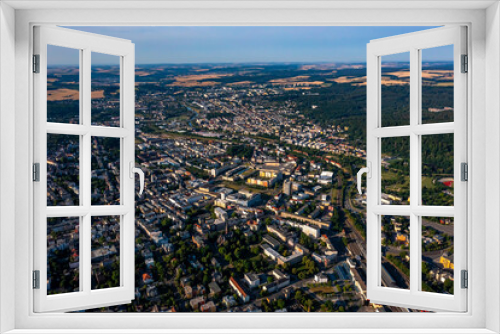 Fototapeta Naklejka Na Ścianę Okno 3D - Gera in Thüringen aus der Luft | Hochauflösende Luftbilder von Gera