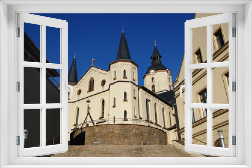 Fototapeta Naklejka Na Ścianę Okno 3D - Saint Martin Church in Meerane, a town in the Zwickau district of Saxony, Germany