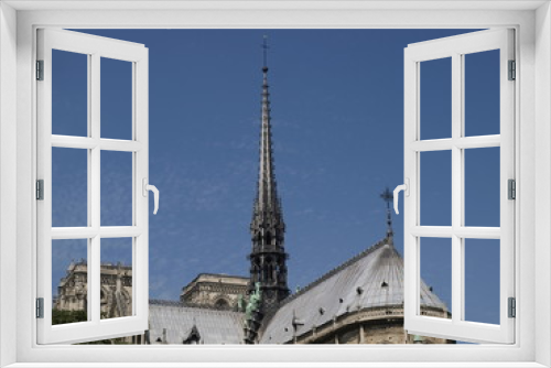 Fototapeta Naklejka Na Ścianę Okno 3D - Catedral de Notre Dame de París
