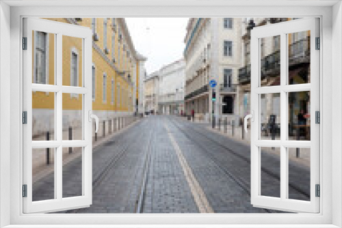 Fototapeta Naklejka Na Ścianę Okno 3D - Portugal Lisbon cityscape day time
