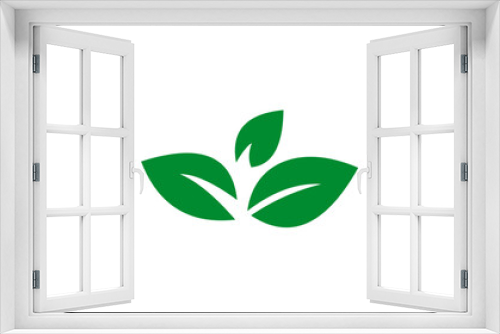 Fototapeta Naklejka Na Ścianę Okno 3D - green plant