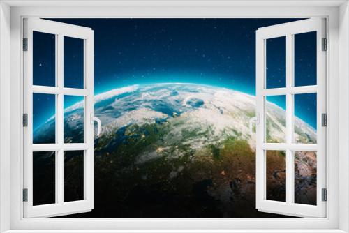 Fototapeta Naklejka Na Ścianę Okno 3D - Planet Earth 3d