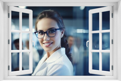 Portrait of a female scientist in a laboratory