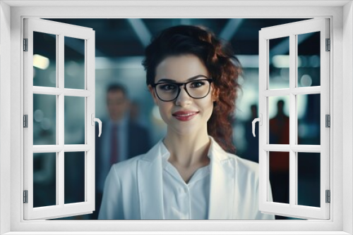 Portrait of a female scientist in a laboratory