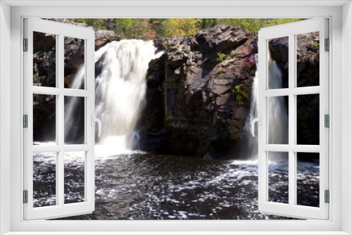 Fototapeta Naklejka Na Ścianę Okno 3D - Little Manitou Falls