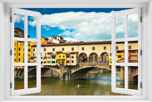 Fototapeta Naklejka Na Ścianę Okno 3D - Ponte Vecchio, Florence