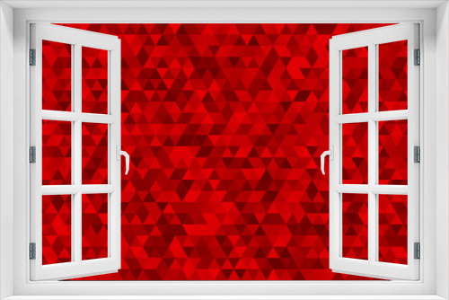 Abstract Background of Small Triangles in Red Colors. Abstract Geometric Background, Vector Illustration for Your Projects