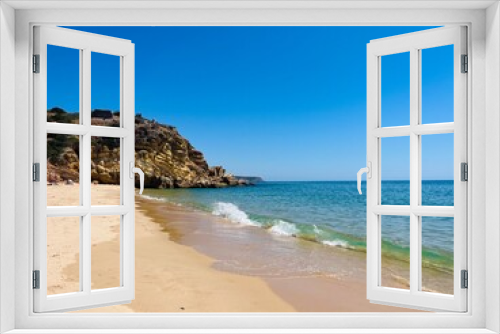 Fototapeta Naklejka Na Ścianę Okno 3D - ocean bay, sandy coastline