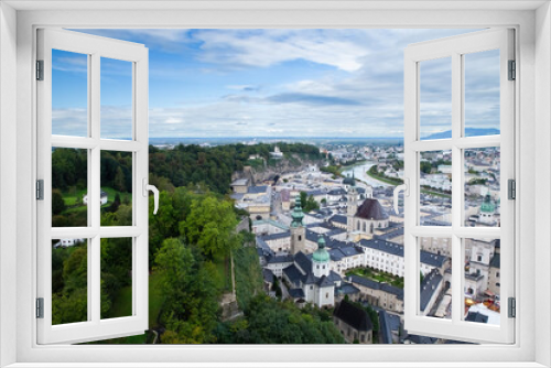 Salzburg landscape from the castle