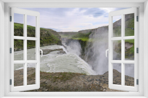 Fototapeta Naklejka Na Ścianę Okno 3D - Gull Foss waterfall in Iceland