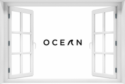 Fototapeta Naklejka Na Ścianę Okno 3D - ocean logo