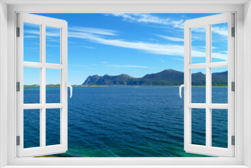 Fototapeta Naklejka Na Ścianę Okno 3D - Hamn, Senja, Norway