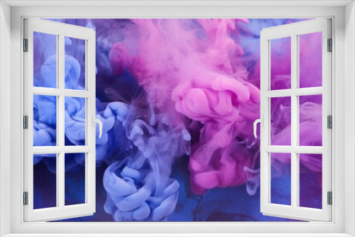 Illustration of color smoke , mist background texture