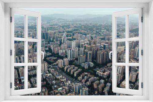 Fototapeta Naklejka Na Ścianę Okno 3D - Guangzhou ,China - October 12,2023: Aerial view of landscape in Guangzhou city, China