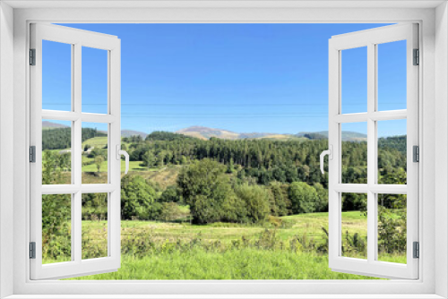 Fototapeta Naklejka Na Ścianę Okno 3D - A view of the Welsh Countryside near Dolgethli