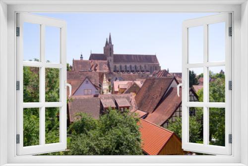 Fototapeta Naklejka Na Ścianę Okno 3D - [Deutschland] Rothenburg ob der Tauber - Historische Altstadt