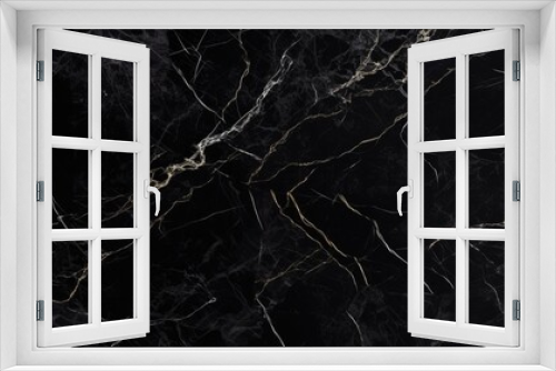 Natural black marble texture for skin tile wallpaper luxurious background,Generative Ai