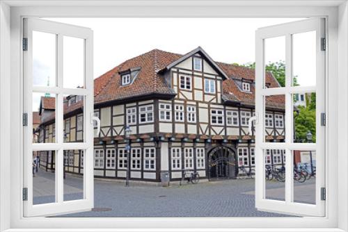 Fototapeta Naklejka Na Ścianę Okno 3D - Braunschweig, Stiftsherrenhaus
