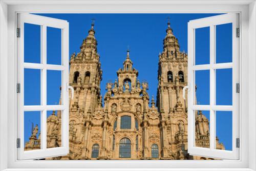 Fototapeta Naklejka Na Ścianę Okno 3D - Santiago de Compostela Archcathedral Basilica, an integral component of the World Heritage Site, is reputed burial place of Saint James the Great, apostle of Jesus