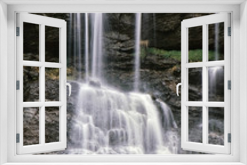Fototapeta Naklejka Na Ścianę Okno 3D - Romkerhaller Wasserfall im Harz