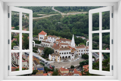 Fototapeta Naklejka Na Ścianę Okno 3D - Sintra National Palace, Sintra, Portugal