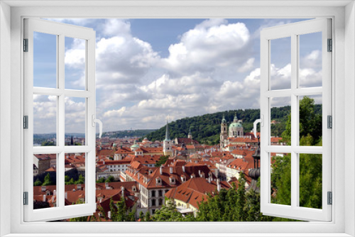 Panorama view of Prague