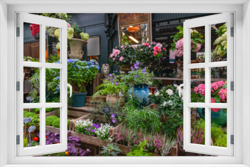 Fototapeta Naklejka Na Ścianę Okno 3D - Flower shop