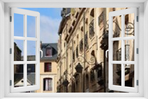 Fototapeta Naklejka Na Ścianę Okno 3D - town of Dieppe in France 