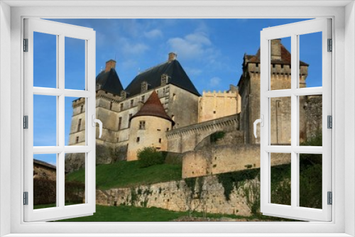 Fototapeta Naklejka Na Ścianę Okno 3D - Chateau de Biron, Dordogne, France