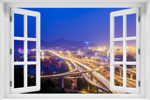 Fototapeta Naklejka Na Ścianę Okno 3D - China Shenzhen, Yantian port overpass