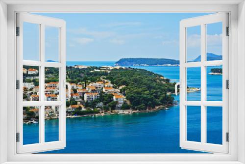 Fototapeta Naklejka Na Ścianę Okno 3D - Amazing island with clean Adriatic sea in Croatia