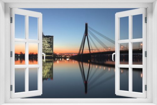 Fototapeta Naklejka Na Ścianę Okno 3D - Riga