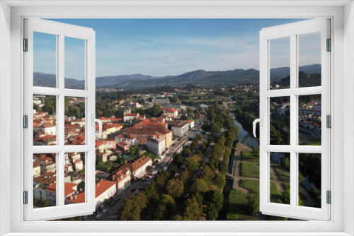 Fototapeta Naklejka Na Ścianę Okno 3D - Aerial photography City of Arcos de Valdevez. North of Portugal