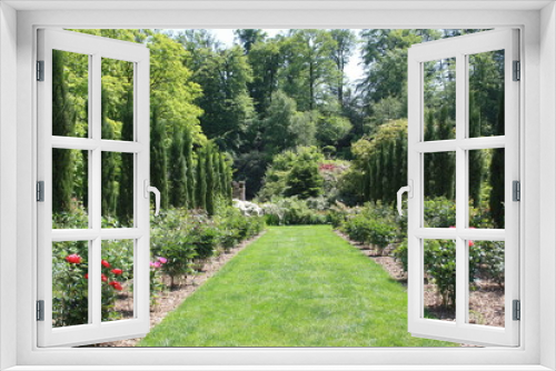 Fototapeta Naklejka Na Ścianę Okno 3D - jardin de verdure