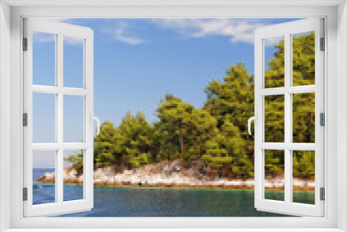 Fototapeta Naklejka Na Ścianę Okno 3D - Green island
