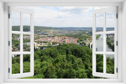 Fototapeta Naklejka Na Ścianę Okno 3D - Blick auf Kelheim