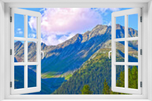 Fototapeta Naklejka Na Ścianę Okno 3D - Blick vom Lareintal auf die Verwallgruppe in Tirol (Österreich)