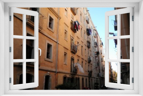 Fototapeta Naklejka Na Ścianę Okno 3D - Barceloneta Unusual Buildings Barcelona