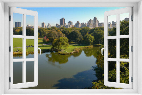 Fototapeta Naklejka Na Ścianę Okno 3D - Belvedere Castle, folly in Central Park in Manhattan, New York City