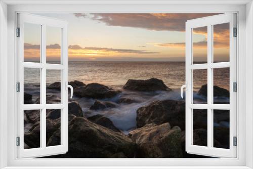 Fototapeta Naklejka Na Ścianę Okno 3D - sea rocks