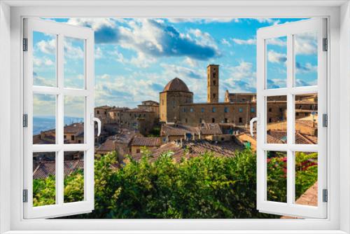 Fototapeta Naklejka Na Ścianę Okno 3D - Scenic sight in the marvelous city of Volterra, in the province of Pisa, Tuscany, Italy.