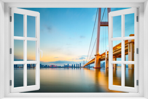 Fototapeta Naklejka Na Ścianę Okno 3D - Yangsigang Yangtze River Bridge