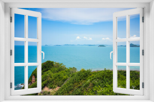 Fototapeta Naklejka Na Ścianę Okno 3D - カーム島の景色　チョンブリー　เกาะขาม สัตหีบ ชลบุรี