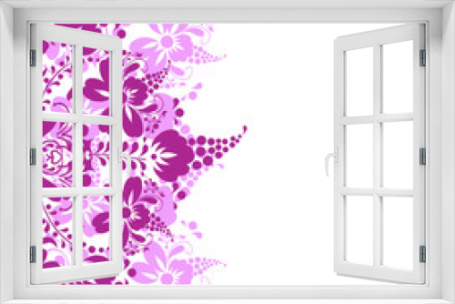Fototapeta Naklejka Na Ścianę Okno 3D - floral design